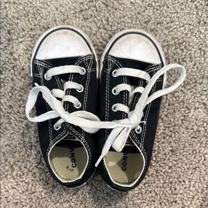 Converse Black and White Chuck Taylor toddler shoes